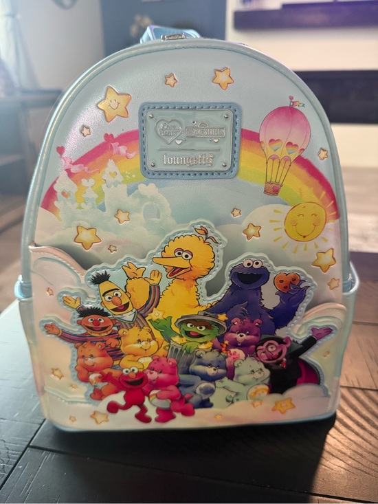 Loungefly Handbags - NWT Loungefly Sesame Street x Care Bears Loungefly Mini Backpack